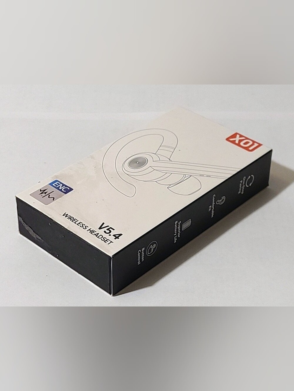 BNIB - X01 Bluetooth V5.4 Wireless Headset Earpiece with Case